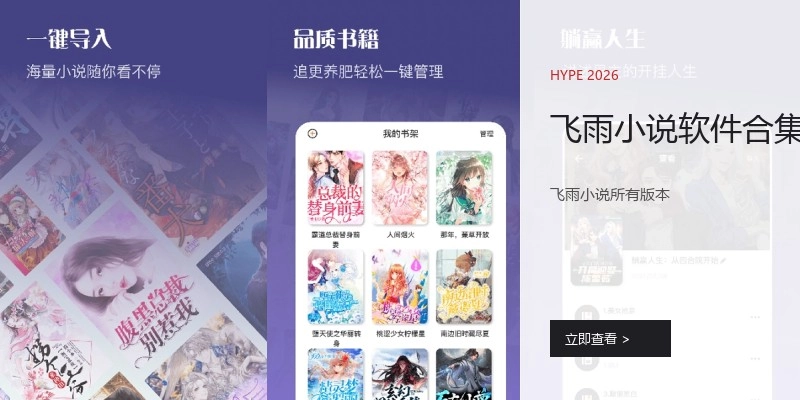飞雨小说软件合集