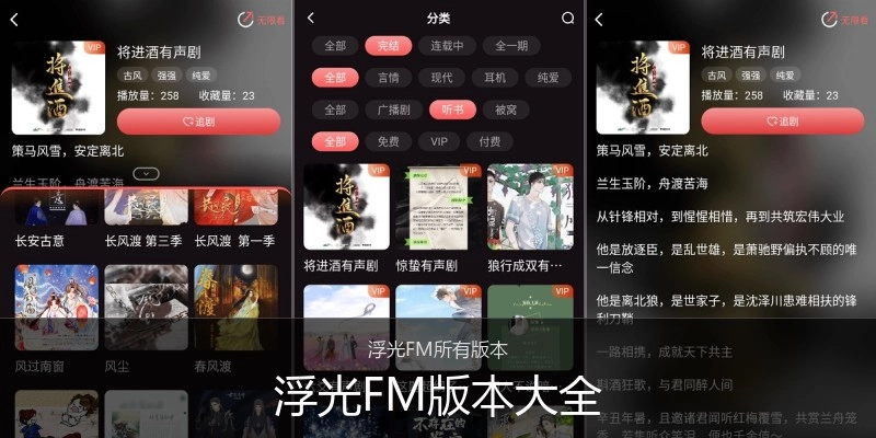 浮光FM版本大全