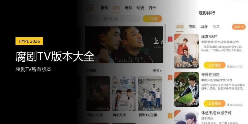 腐剧TV版本大全