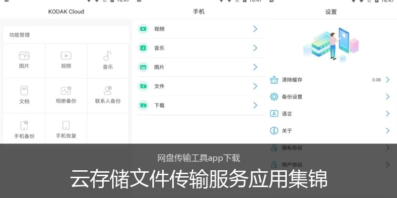 云存储文件传输服务应用集锦