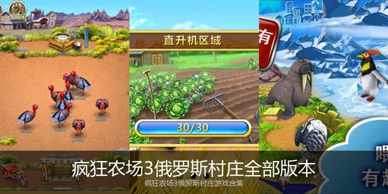 疯狂农场3俄罗斯村庄全部版本