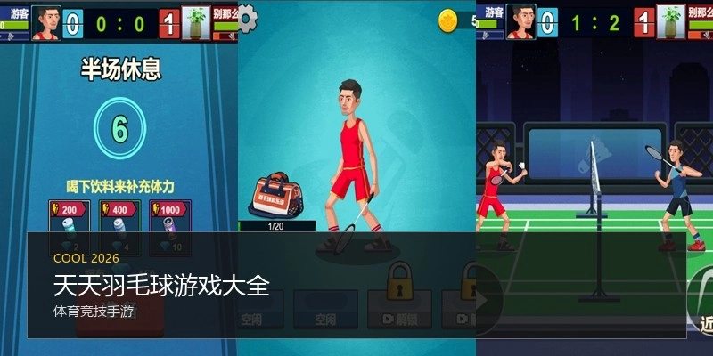 天天羽毛球游戏大全