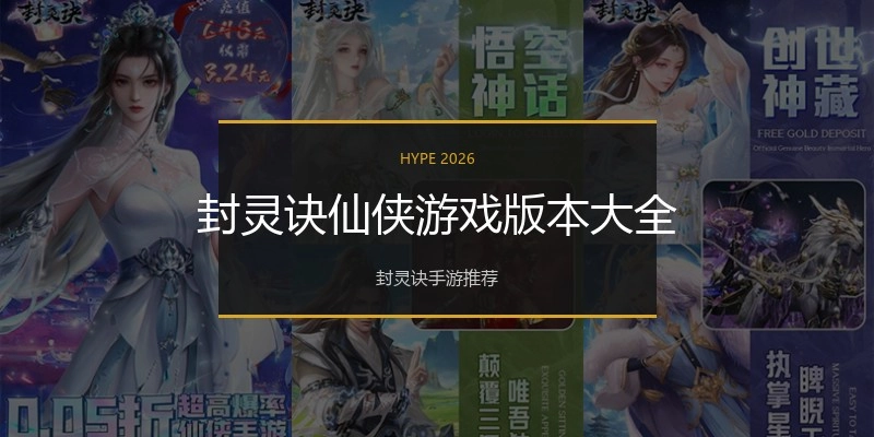 封灵诀仙侠游戏版本大全