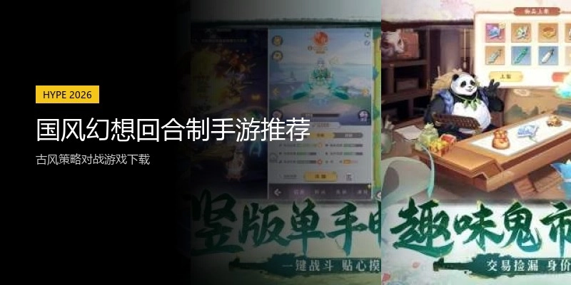 国风幻想回合制手游推荐