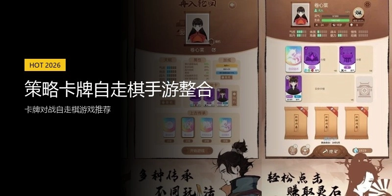 策略卡牌自走棋手游整合