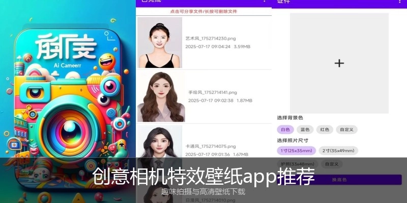 创意相机特效壁纸app推荐