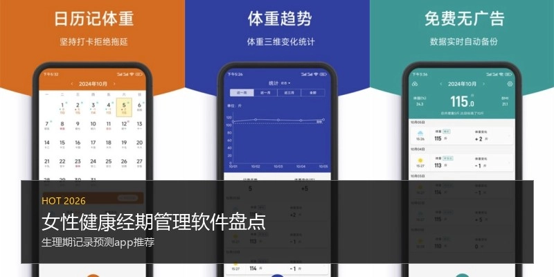 女性健康经期管理软件盘点