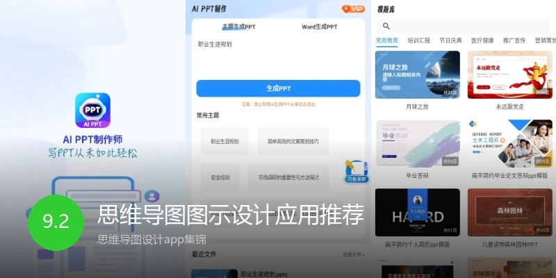 思维导图图示设计应用推荐
