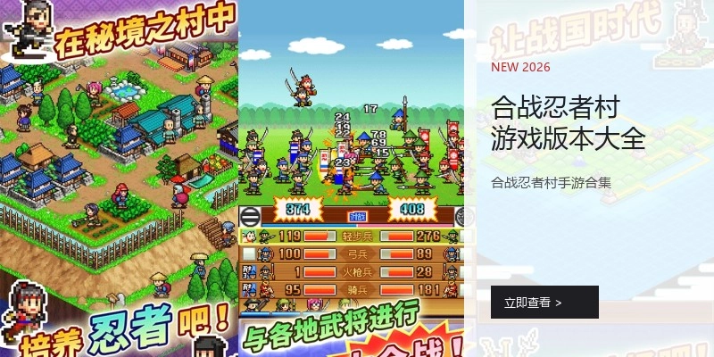 合战忍者村游戏版本大全