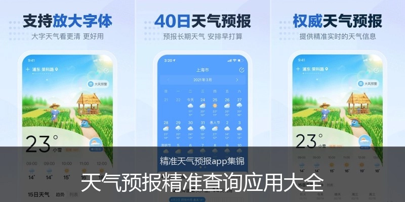 天气预报精准查询应用大全