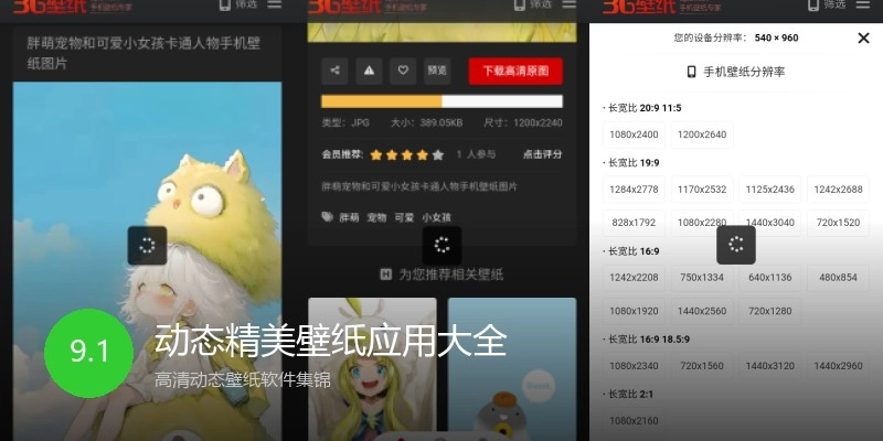 动态精美壁纸应用大全