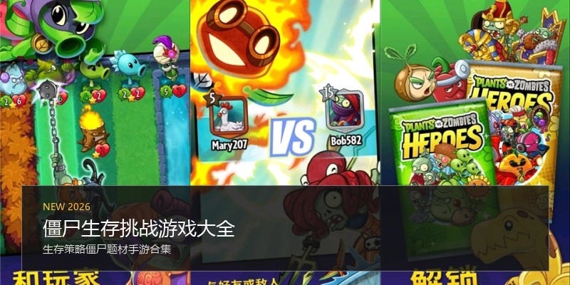 僵尸生存挑战游戏大全