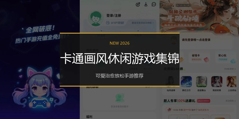 卡通画风休闲游戏集锦