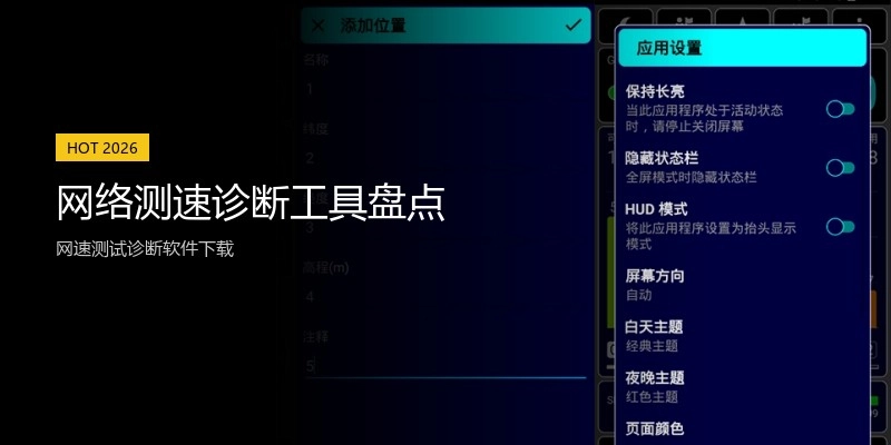 网络测速诊断工具盘点