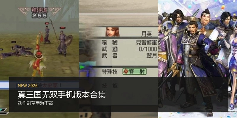 真三国无双手机版本合集