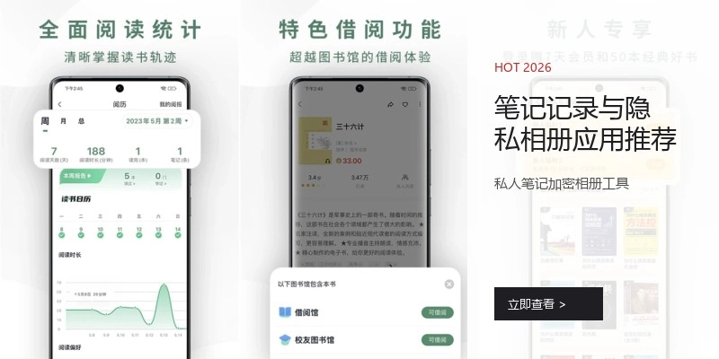 笔记记录与隐私相册应用推荐