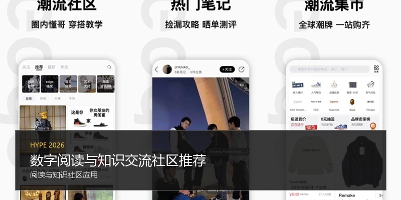 数字阅读与知识交流社区推荐