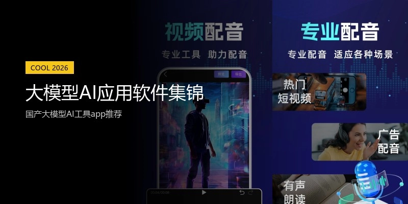 大模型AI应用软件集锦