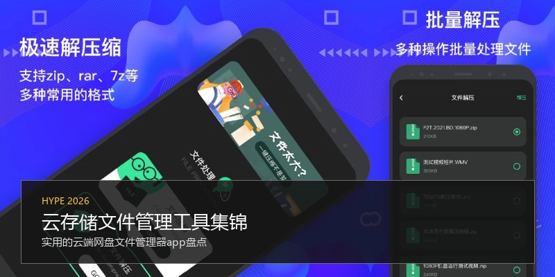 云存储文件管理工具集锦