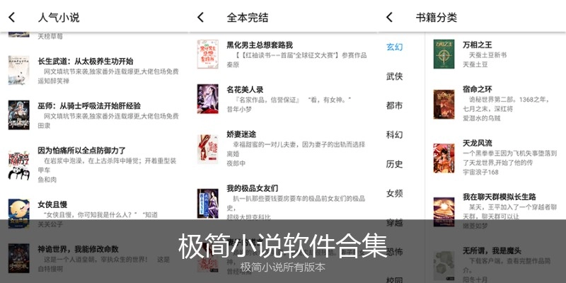 极简小说软件合集