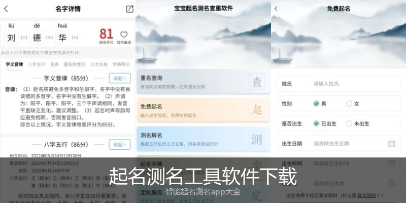 起名测名工具软件下载