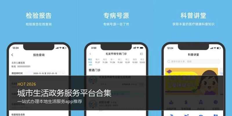 城市生活政务服务平台合集