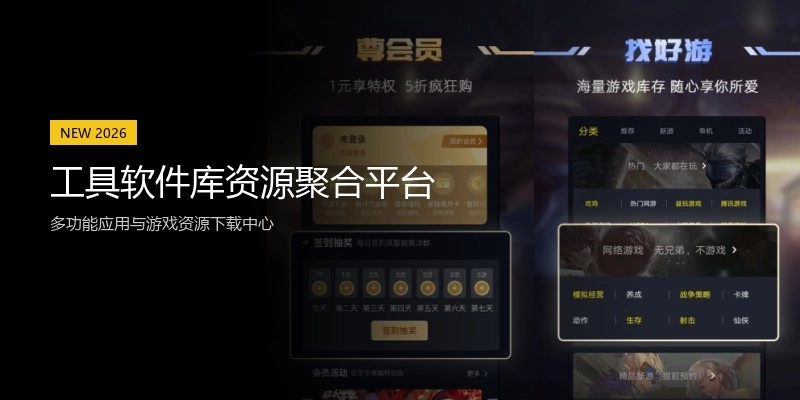 工具软件库资源聚合平台