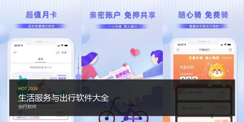 生活服務(wù)與出行軟件大全