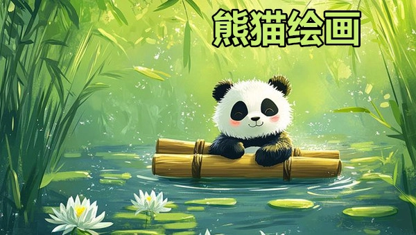 熊猫绘画