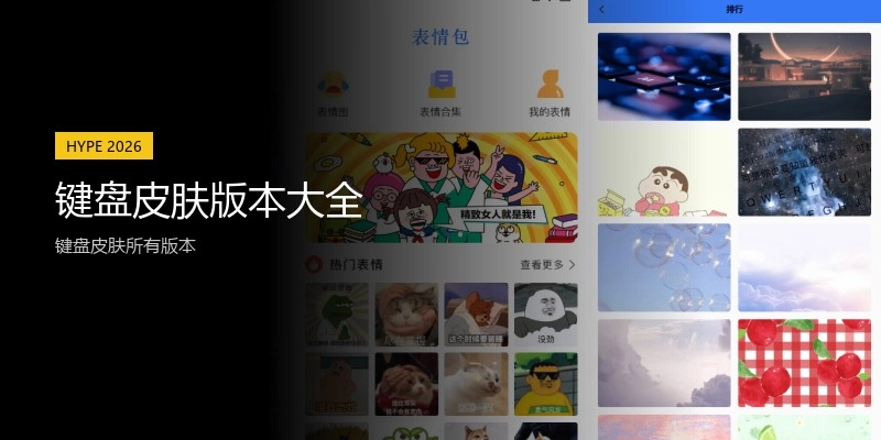 键盘皮肤版本大全