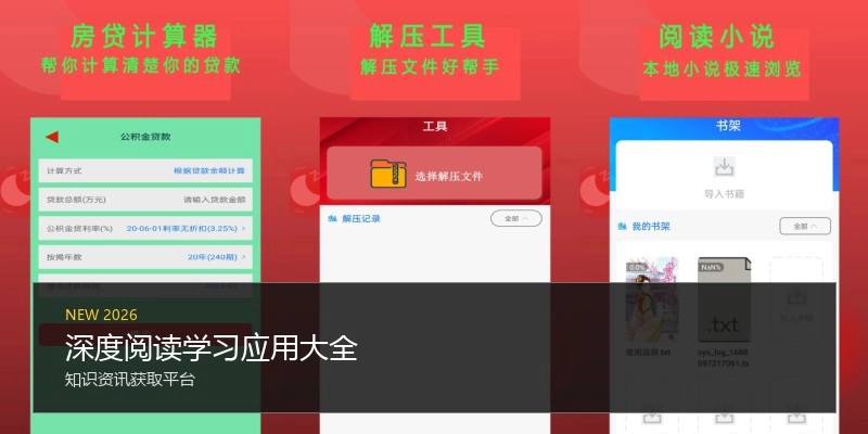 深度阅读学习应用大全