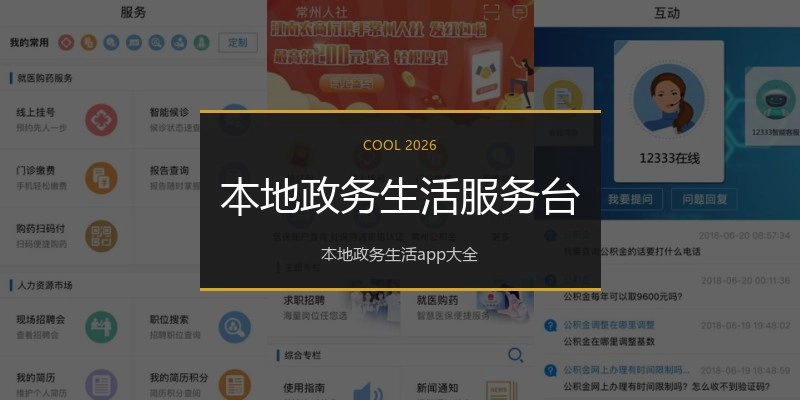 本地政务生活服务台