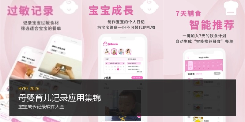 母婴育儿记录应用集锦