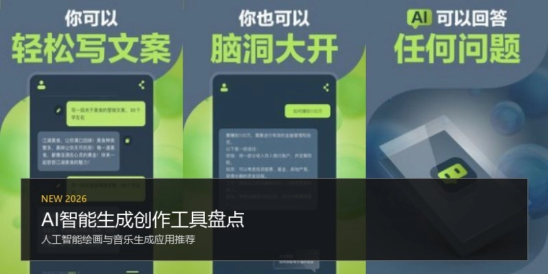 AI智能生成创作工具盘点