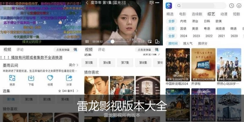 雷龙影视版本大全