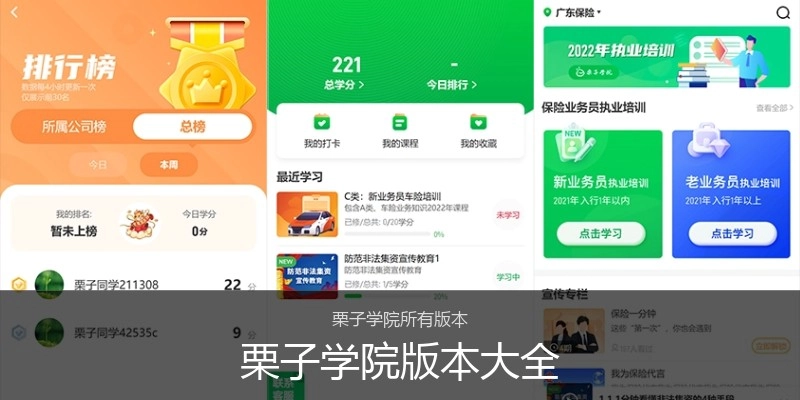 栗子学院版本大全