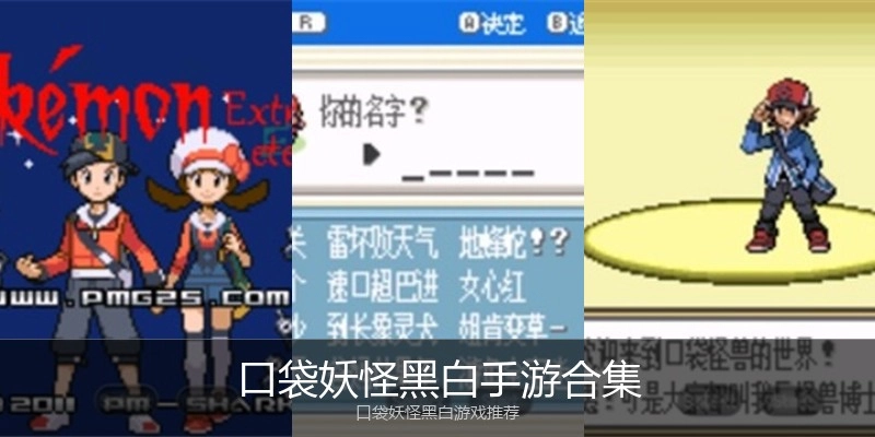 口袋妖怪黑白手游合集