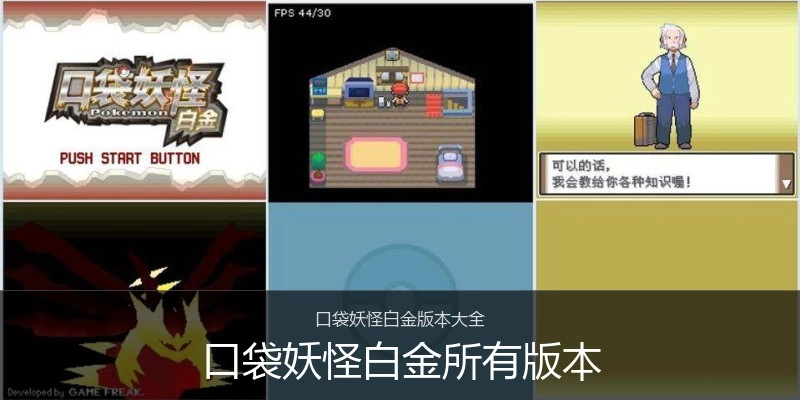 口袋妖怪白金所有版本