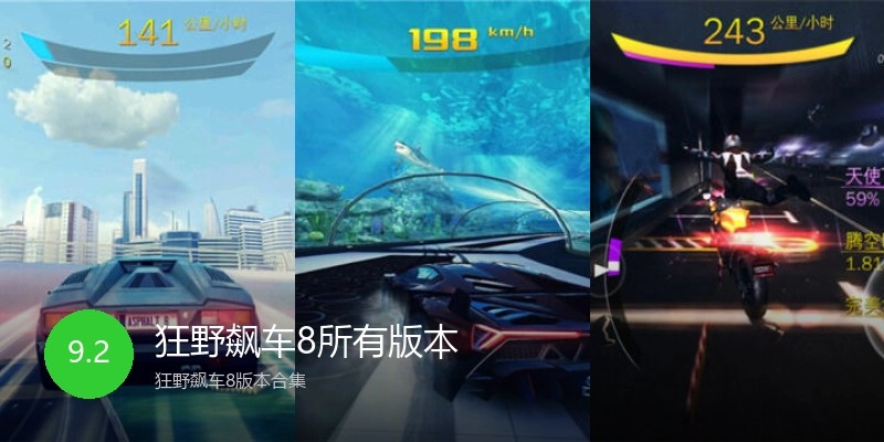 狂野飙车8所有版本