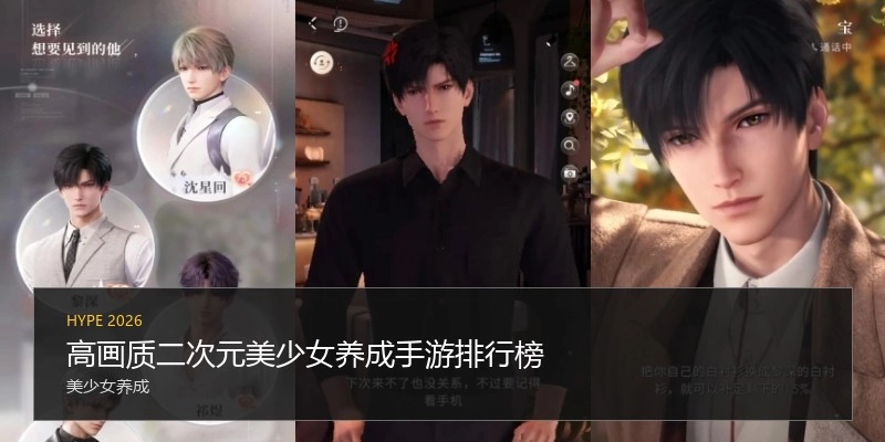 高画质二次元美少女养成手游排行榜