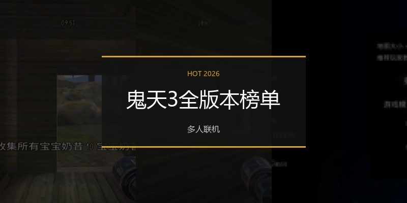 鬼天3全版本榜单