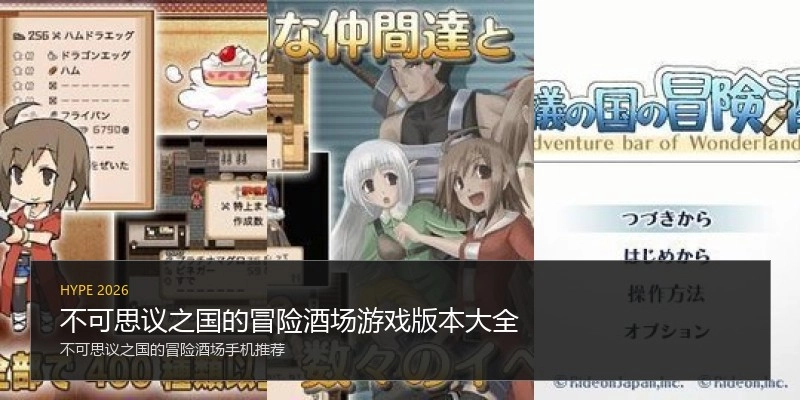 不可思议之国的冒险酒场游戏版本大全