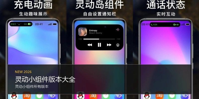 灵动小组件版本大全