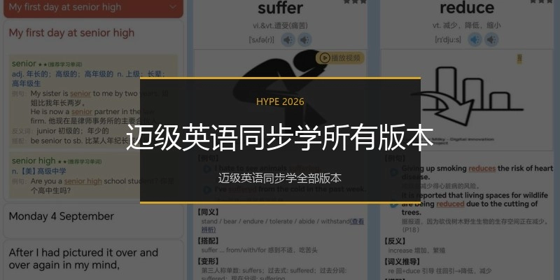 迈级英语同步学所有版本