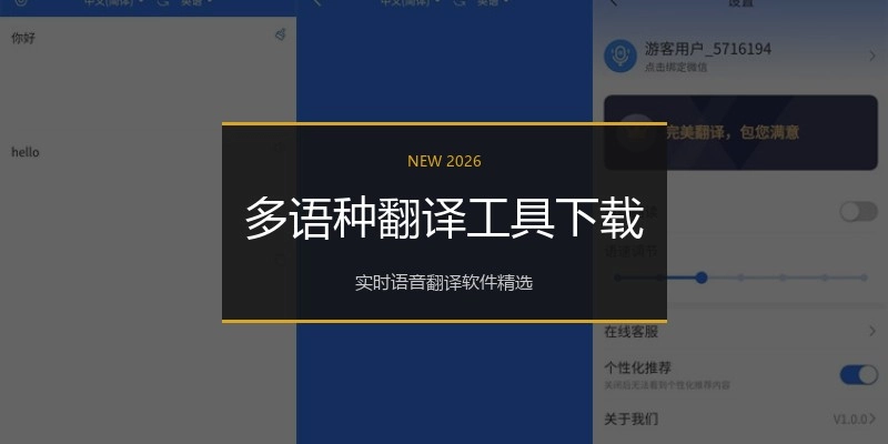 多语种翻译工具下载