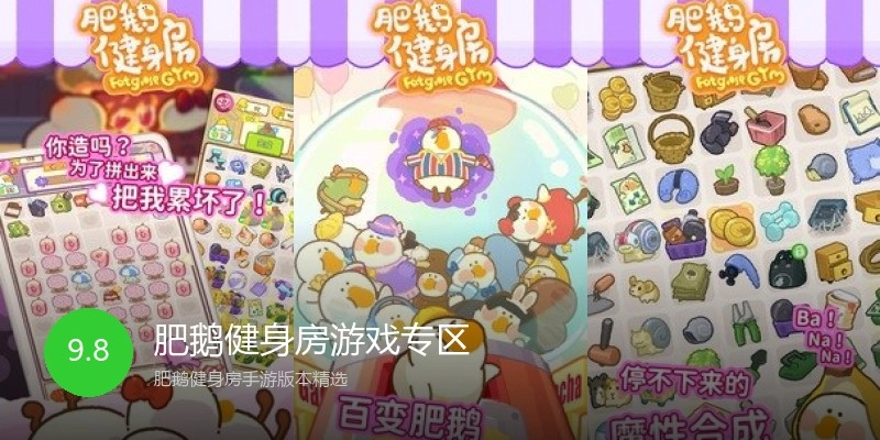 肥鹅健身房游戏专区