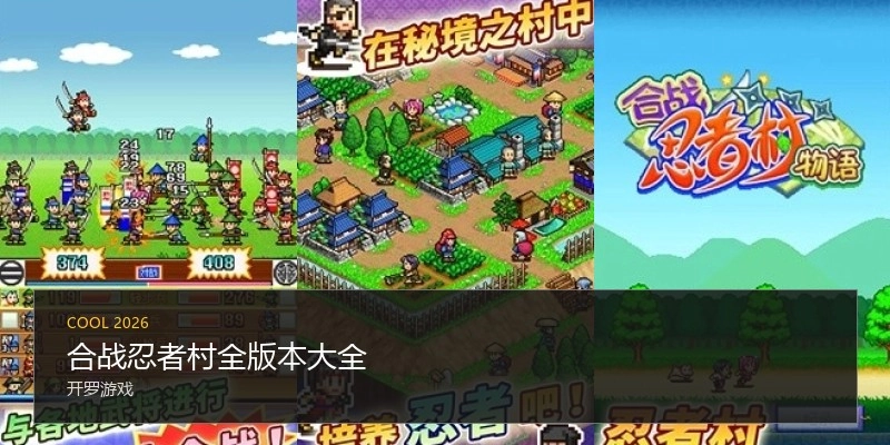 合战忍者村全版本大全