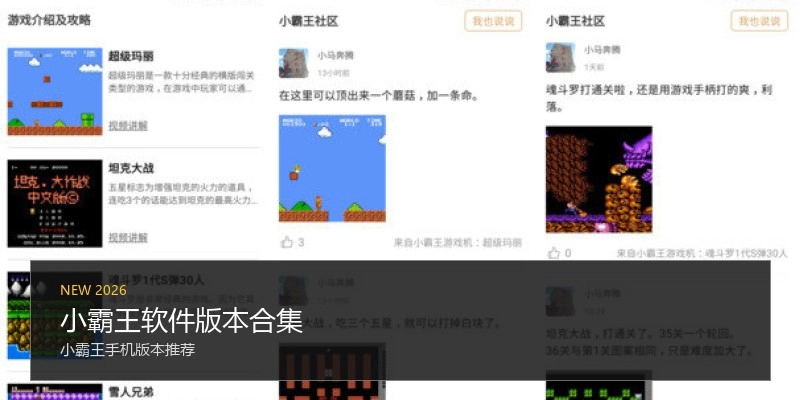小霸王软件版本合集