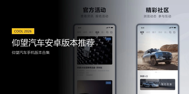 仰望汽车安卓版本推荐