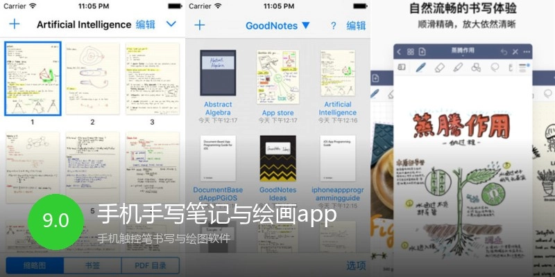 手机手写笔记与绘画app